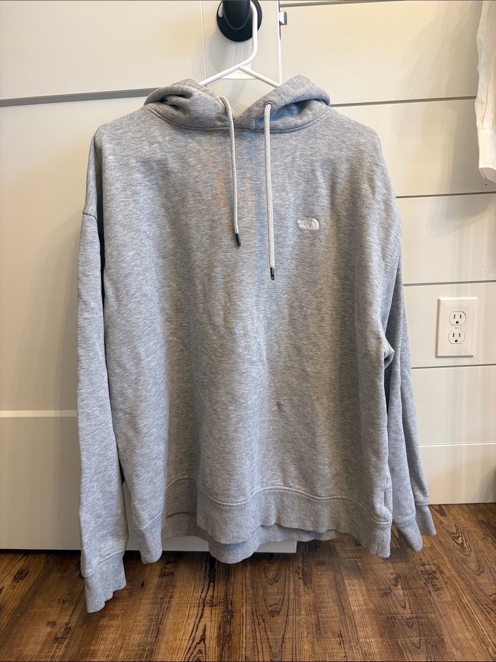 The North Face Light Gray Pullover Hoodie